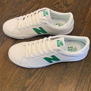 New Balance AM 210 Pro Court mens size 10.5 medium White and Green